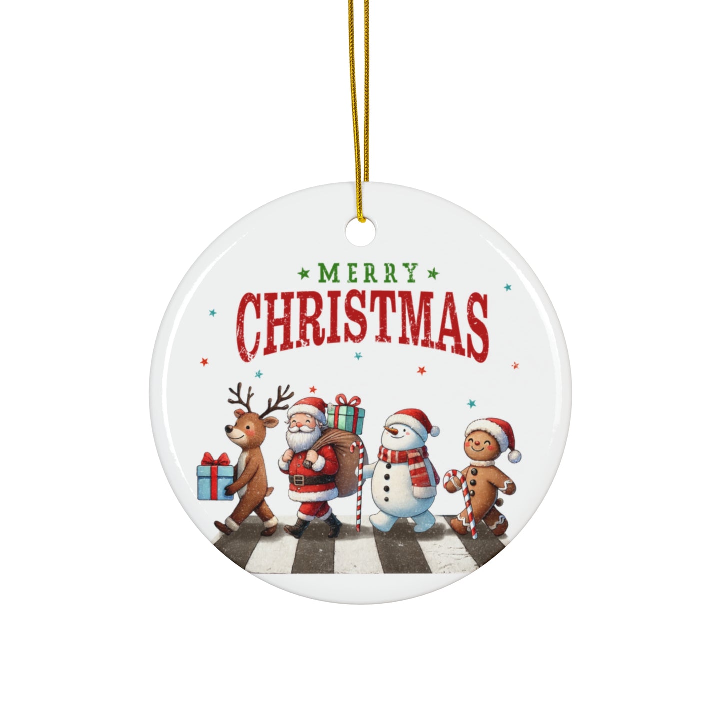 Charming Festive Ceramic Ornament – Holiday Cheer Awaits!