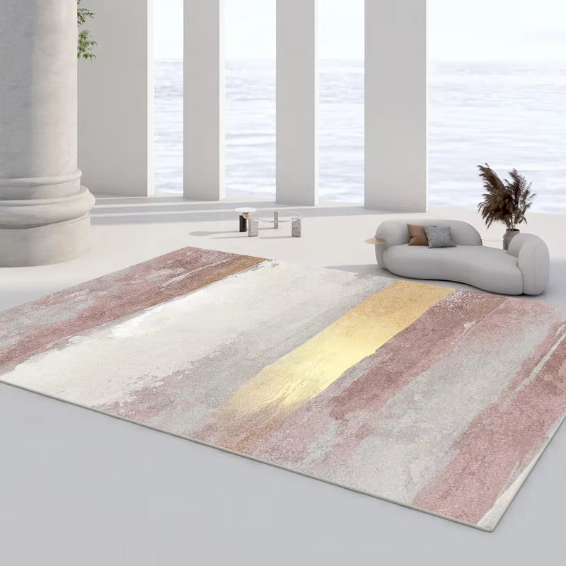 Art Luxury Modern Carpet in the Living Room Modern Decoration Bedroom Sofa Mat Washable Nordic Floor Rugs Large Area Carpet