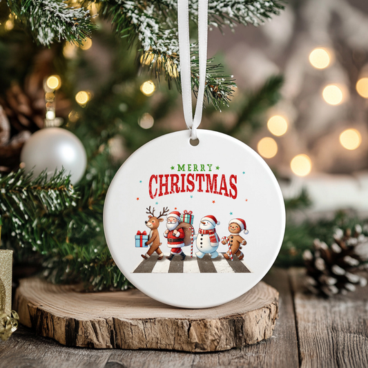 Charming Festive Ceramic Ornament – Holiday Cheer Awaits!