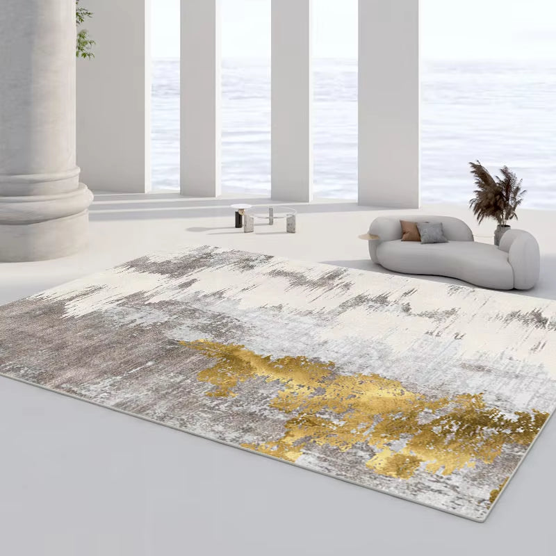 Art Luxury Modern Carpet in the Living Room Modern Decoration Bedroom Sofa Mat Washable Nordic Floor Rugs Large Area Carpet